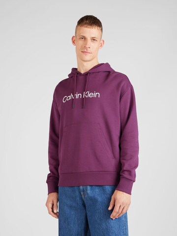 Sweat-shirt 'HERO' Calvin Klein en violet : devant