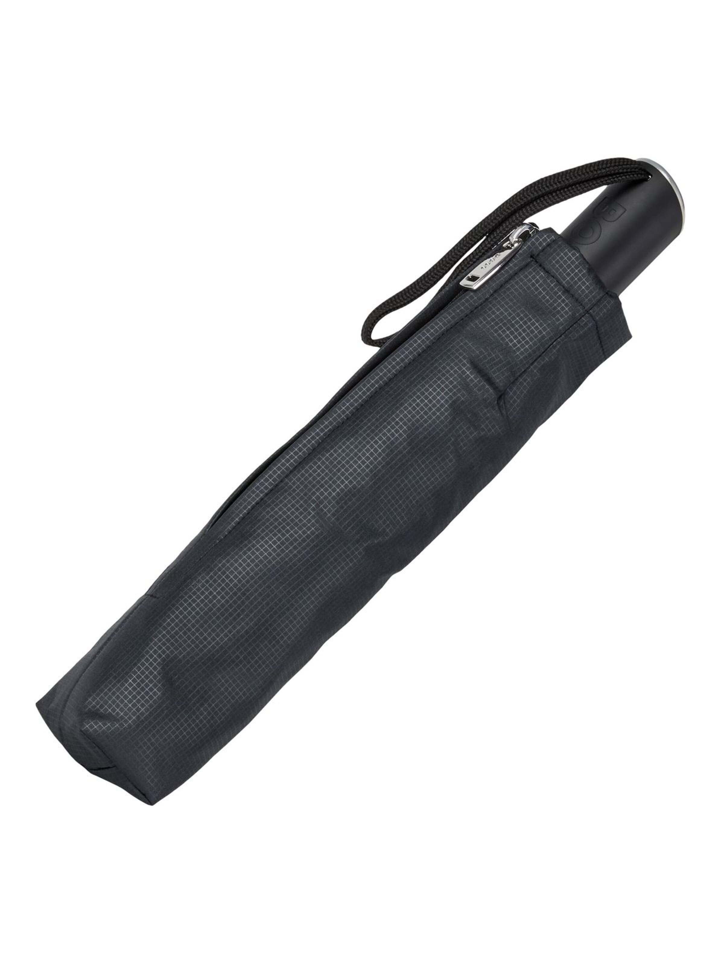 BOSS Paraplu 'Pocket umbrella Loop' in Zwart