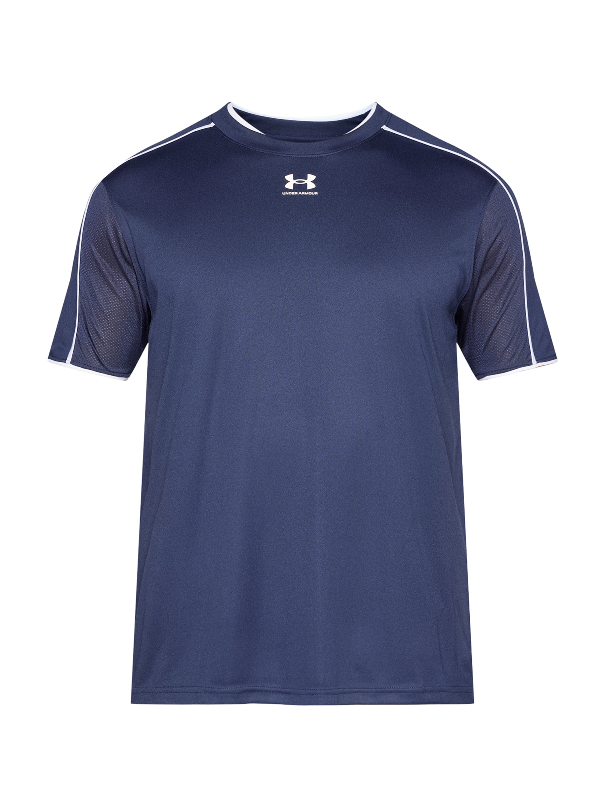 UNDER ARMOUR Functioneel shirt 'Challenger Train SS' in Blauw: voorkant