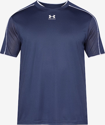 UNDER ARMOUR Functioneel shirt 'Challenger Train SS' in Blauw: voorkant
