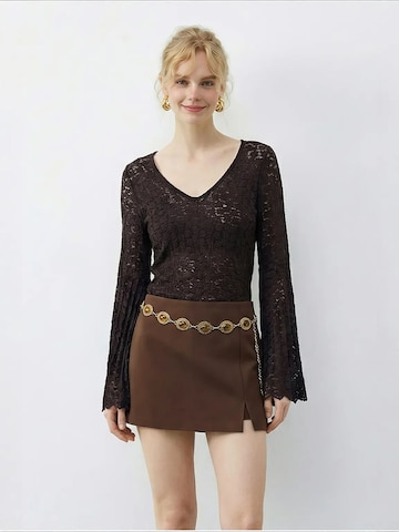 Camicia da donna 'Blusen' di Bianco Lucci in nero