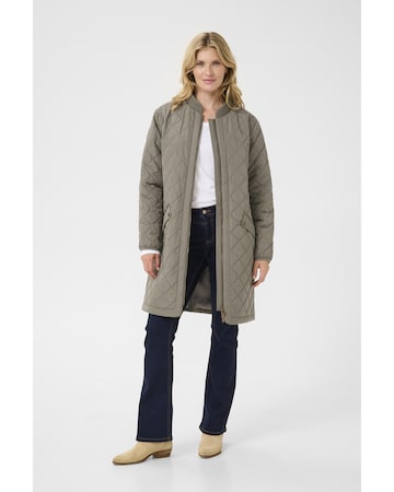 Manteau mi-saison 'Arwen' Cream en gris