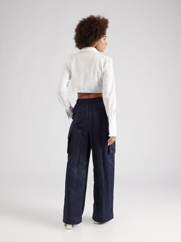 Regular Pantalon cargo River Island en bleu