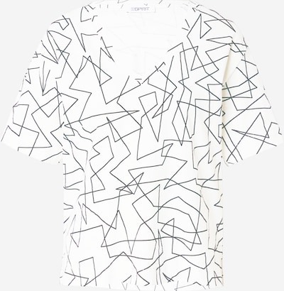 ESPRIT T-shirt en noir / blanc cassé, Vue avec produit
