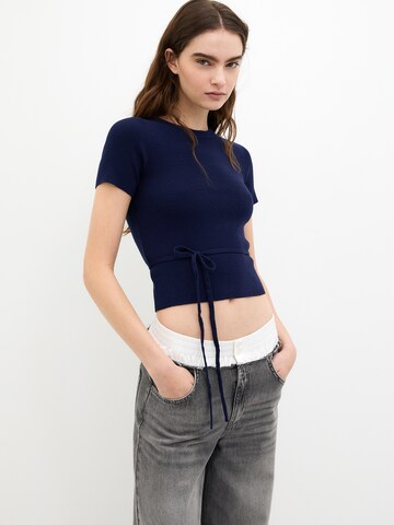 Pull&Bear Pullover in Blau: Vorderseite