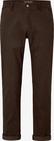 REDPOINT Slimfit Hose in Braun: predná strana