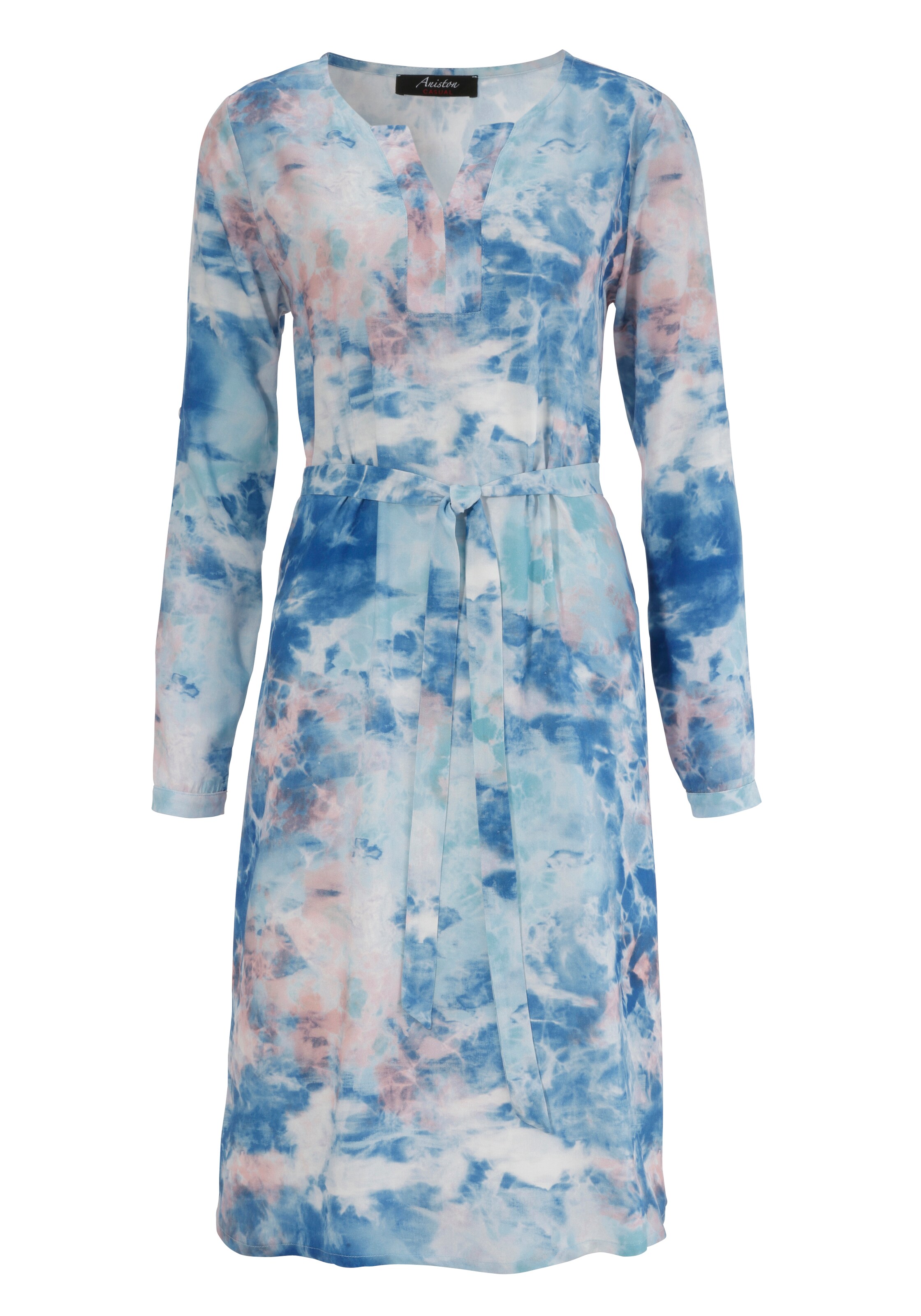 Frauen Große Größen Aniston CASUAL Kleid in Mischfarben - RA91337 Frauen Große Größen Aniston CASUAL Kleid in Mischfarben - RA91337