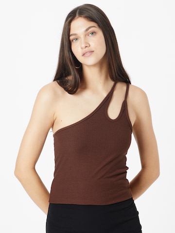 Trendyol Top in Brown: front