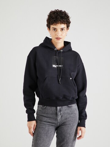 KARL LAGERFELD JEANSSweater majica - crna boja: prednji dio