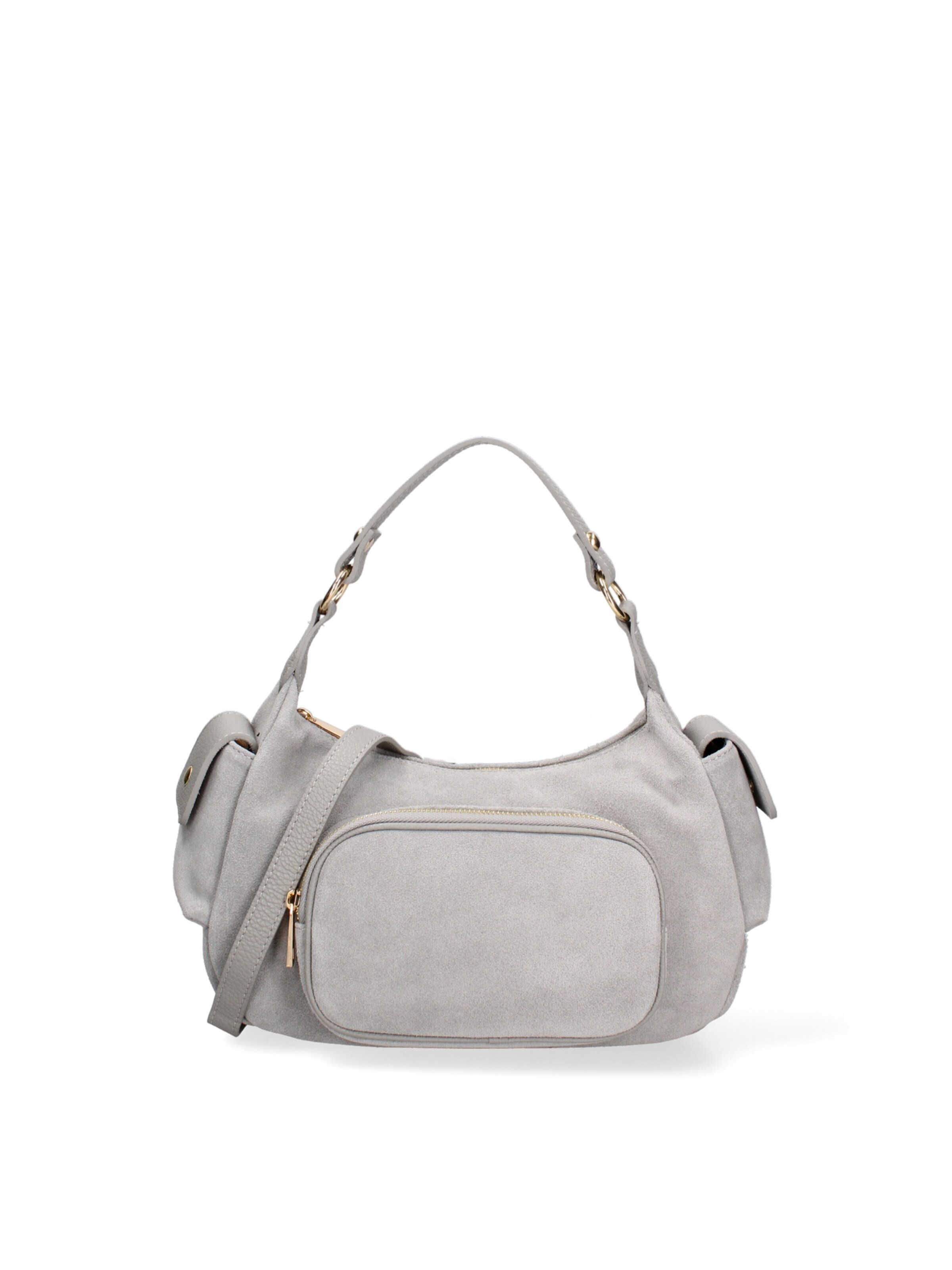Gave Lux Shoulder bag in Grey: front
