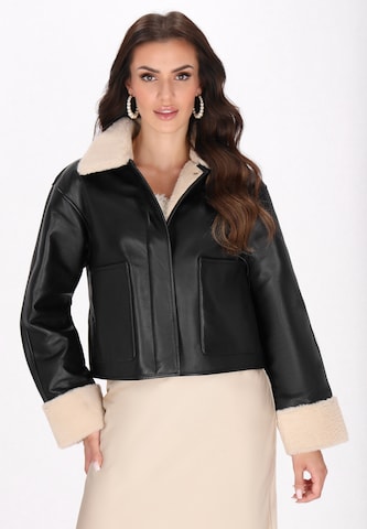 Veste mi-saison faina en noir : devant
