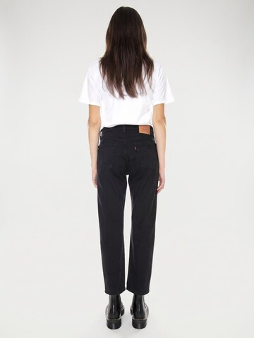 LEVI'S ® Luźne Jeansy 'Womens 501 Crop Black Heart Denim Jeans' w kolorze czarny