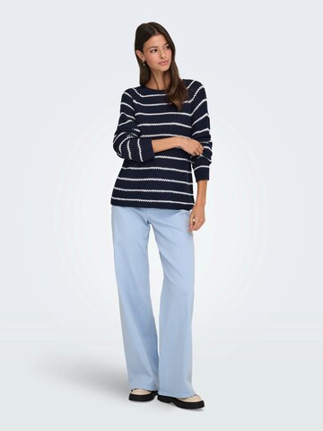 JDY Sweater 'JDYEllen' in Blue