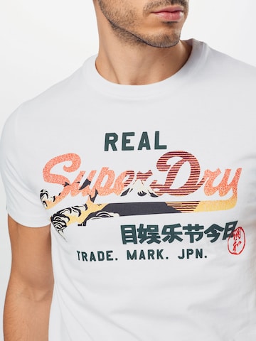 T-Shirt Superdry en blanc