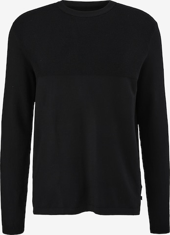 QS Sweater in Black: front