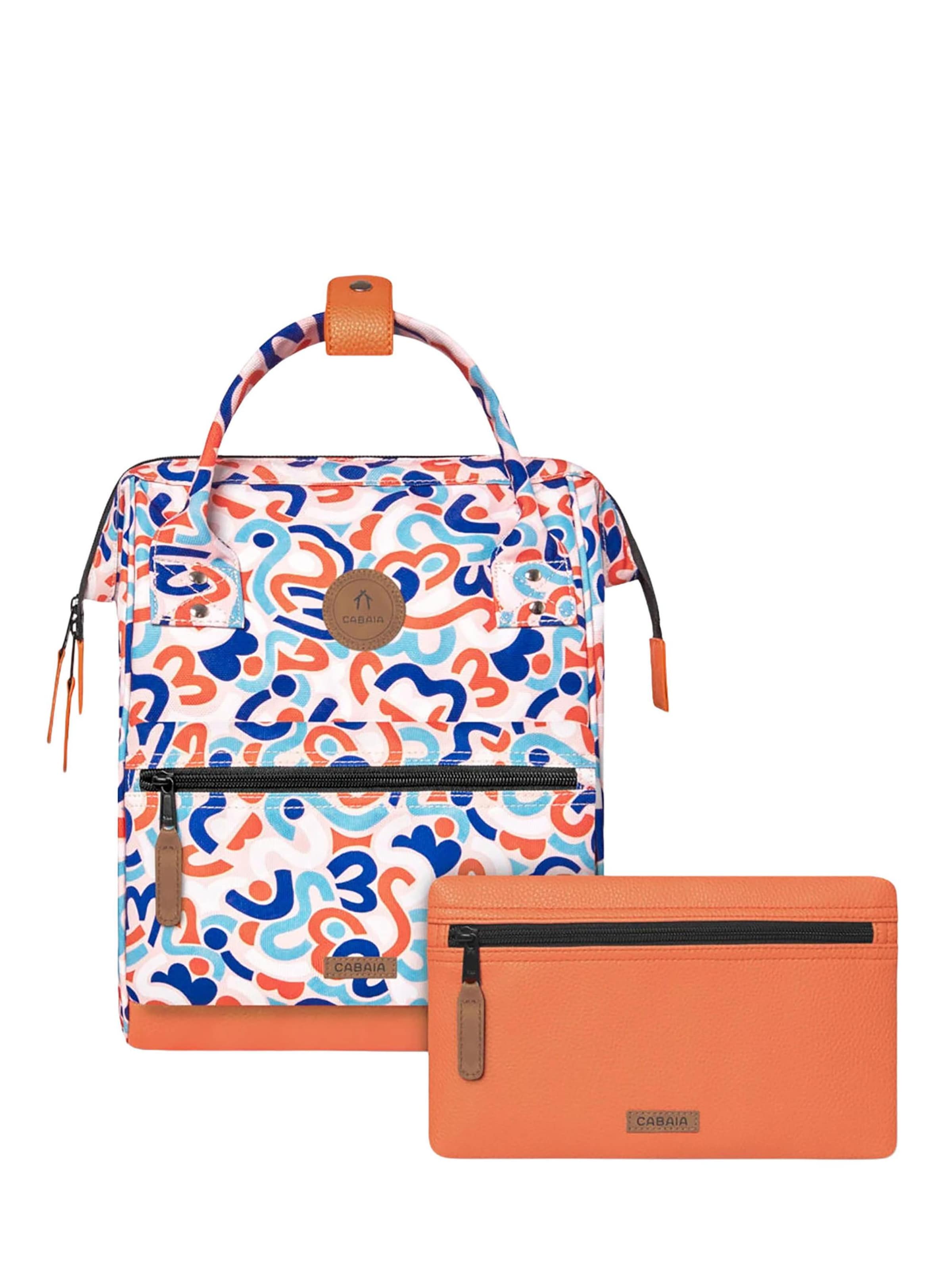 Cabaia Backpack 'Hoi An S' in Mixed colors: front