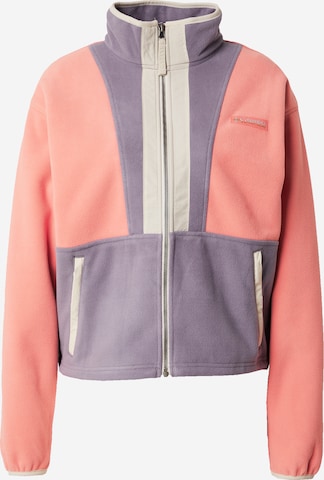 Jachetă  fleece funcțională 'Backbowl' de la COLUMBIA pe portocaliu: față