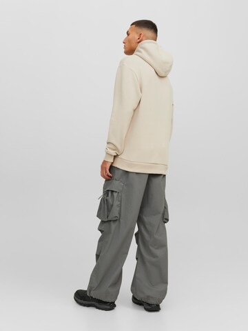 JACK & JONES Sweatshirt 'JJEBradley' in Beige