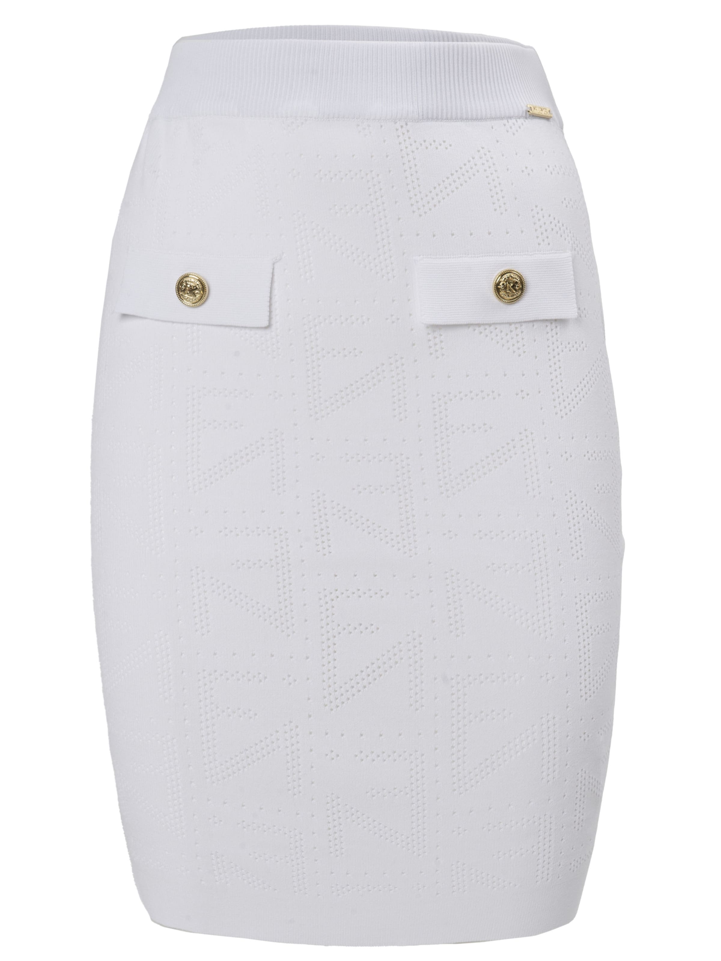 Influencer Φούστα σε λευκό: μπροστά