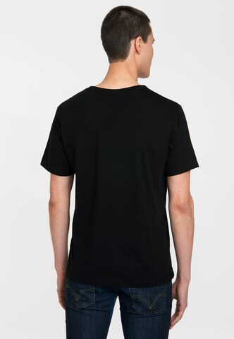 LOGOSHIRT Shirt 'A Star Wars Story Han Solo & Chewbacca' in Black