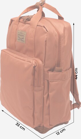 LEVI'S ® - Mochila 'LARGE ELEVATION' em castanho