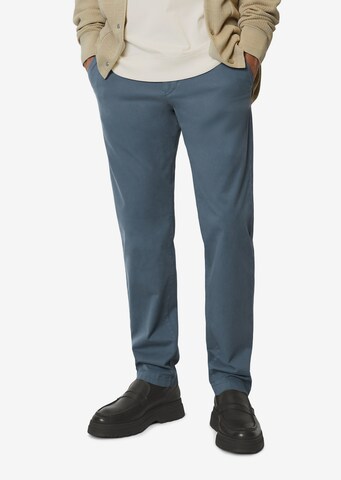 Marc O'Polo Tapered Chino Pants 'Osby' in Blue: front