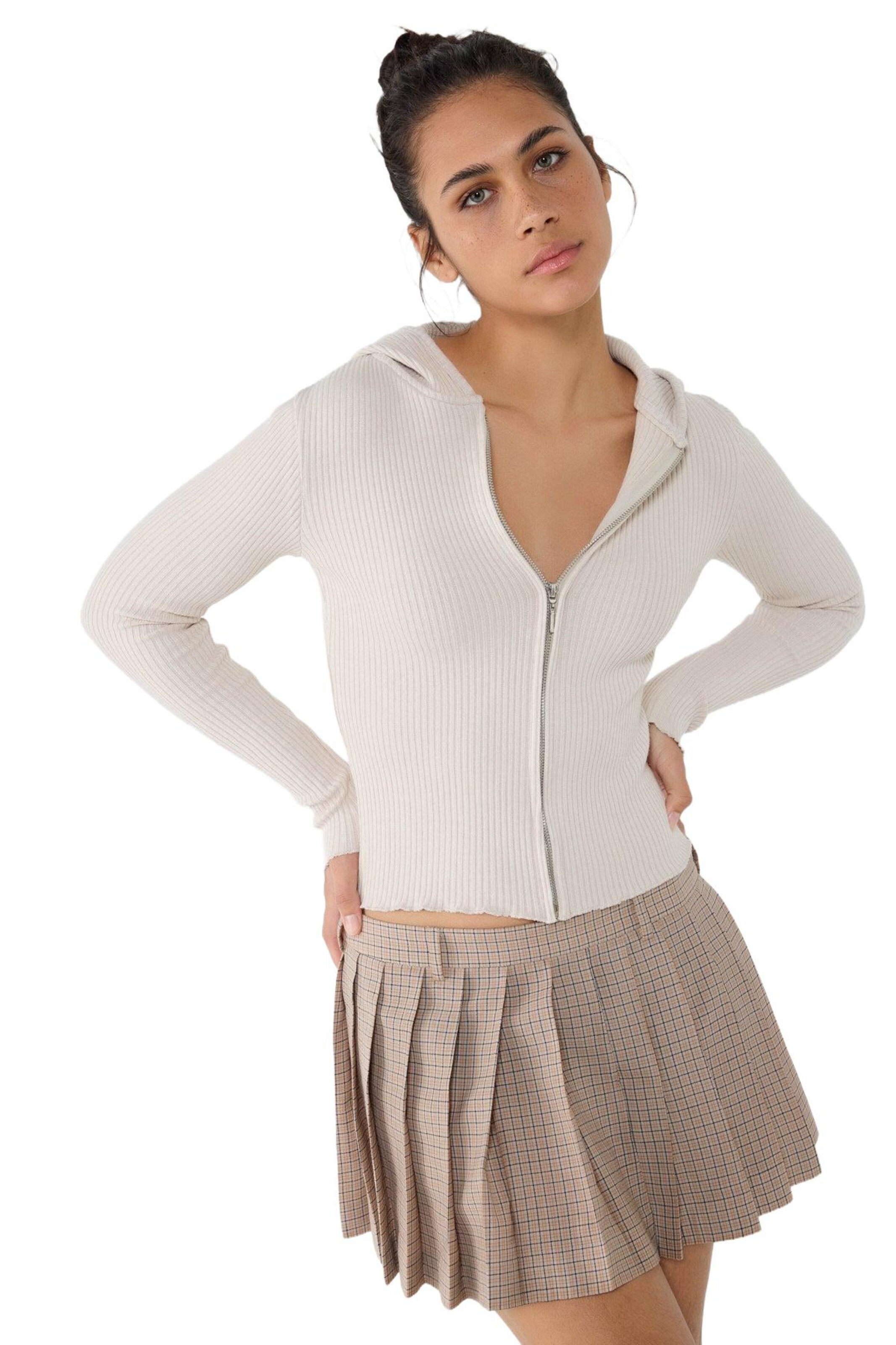 Cardigan No Matter What en blanc : devant