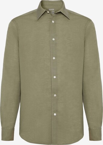 Boggi Milano Button Up Shirt in Green: front