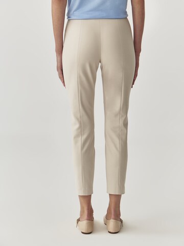 TATUUM Regular Trousers with creases ' MIWO' in Beige