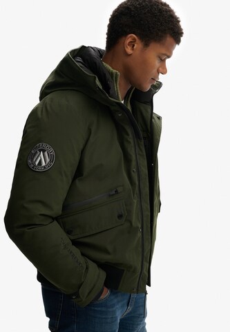 Veste mi-saison Superdry & Co en vert