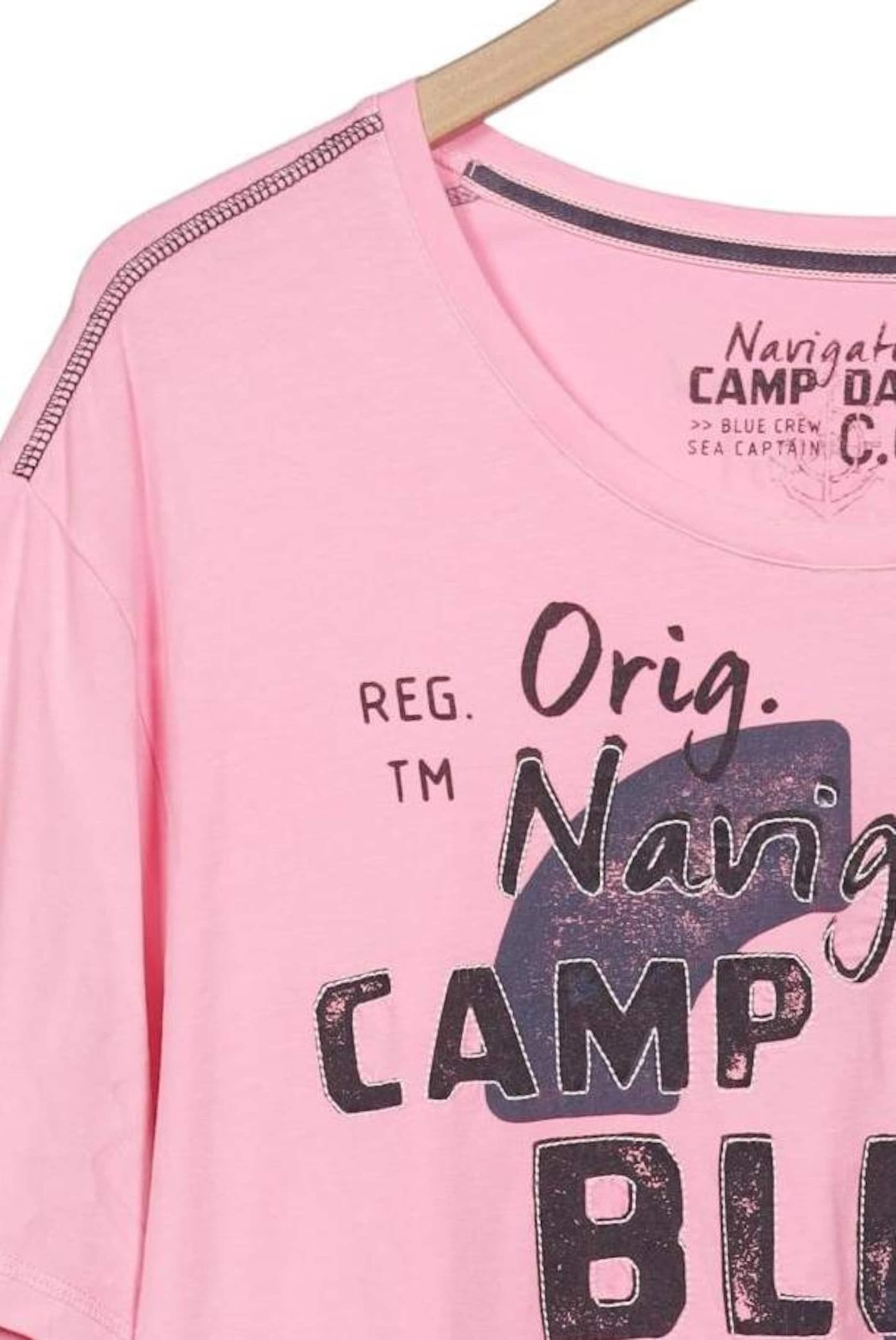 CAMP DAVID Shirt in XXXL in Pink