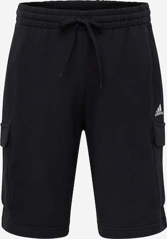 ADIDAS SPORTSWEAR regular Sportsbukser 'Essentials' i sort: forside