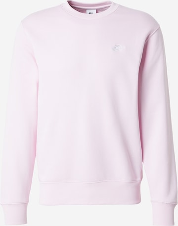 Nike Sportswear Mikina 'CLUB' - Ružová: predná strana