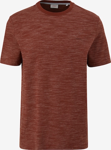 s.Oliver Shirt in Brown: front