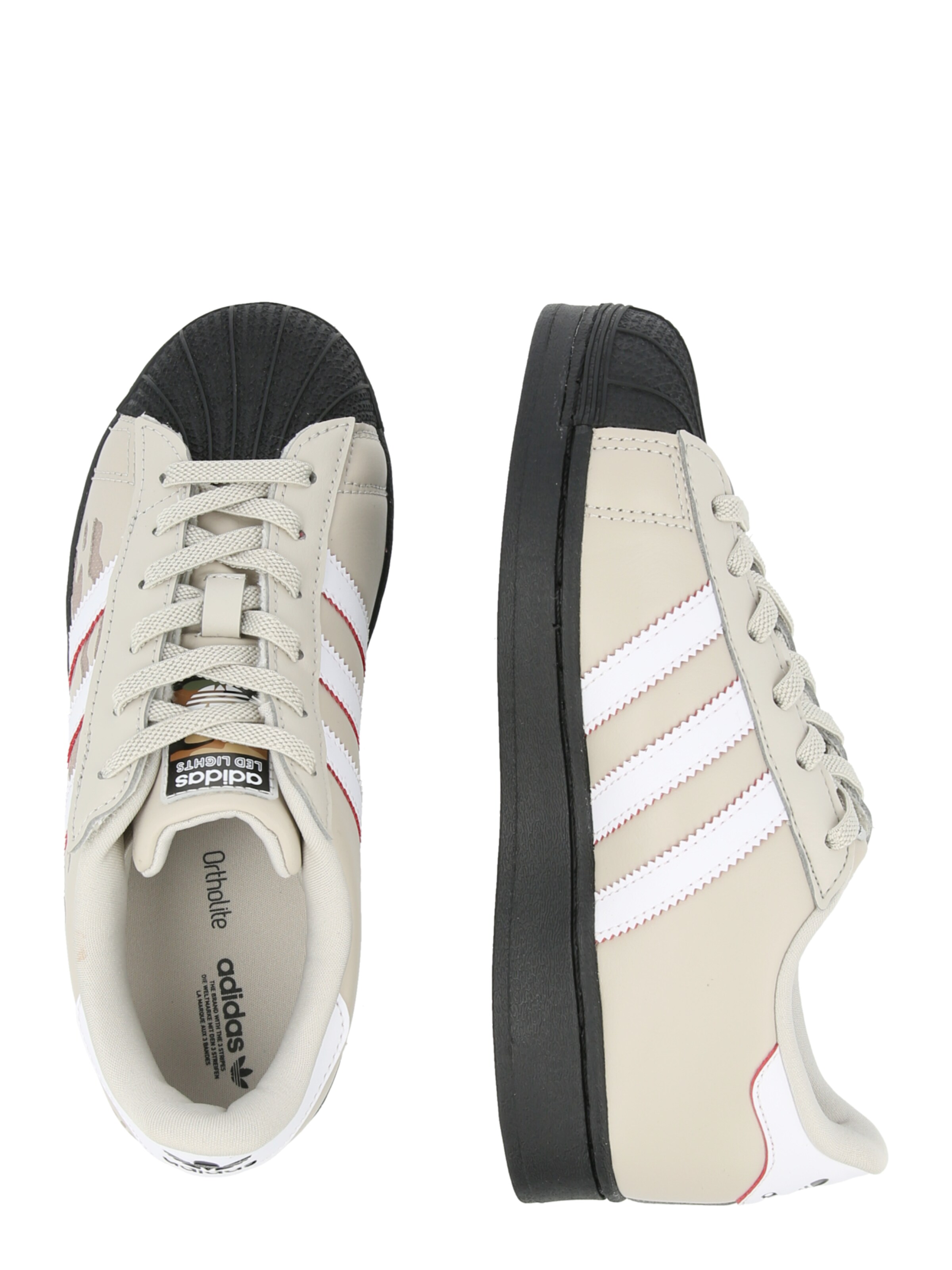 ADIDAS ORIGINALS Sneakersy 'SUPERSTAR' w kolorze szary