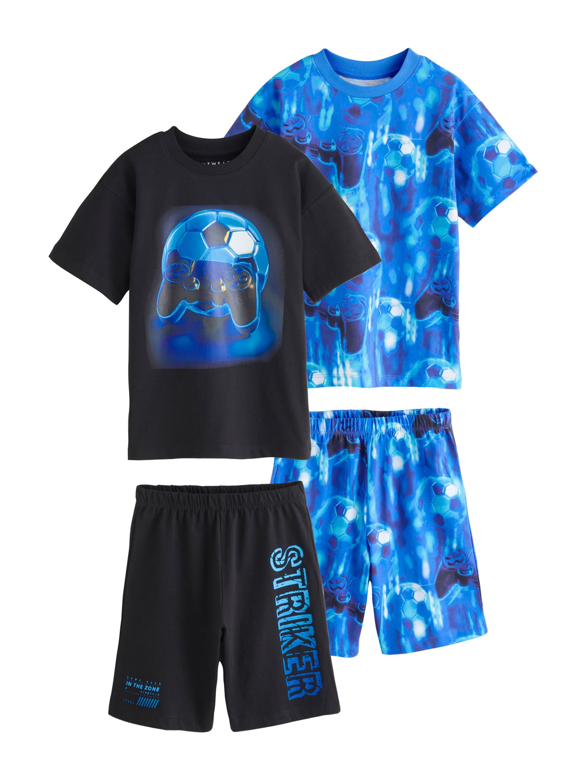 Next Pajamas in Blue: front