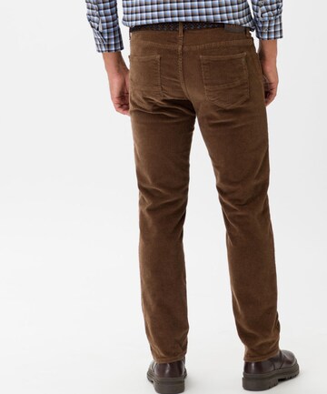 BRAX Regular Pants 'Cadiz' in Brown: back