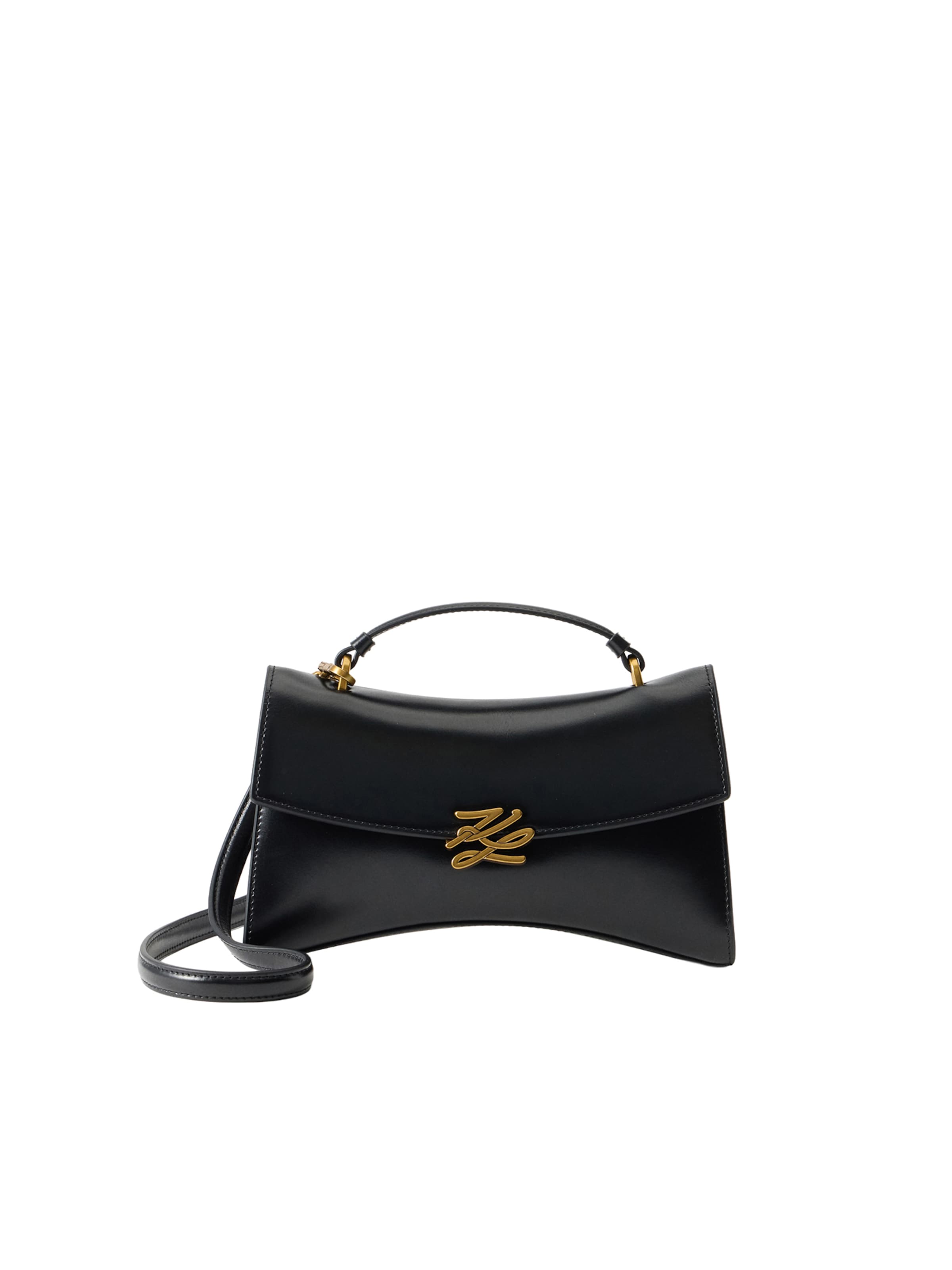 Karl Lagerfeld Handbag 'K/AUTOGRAPH' in Black: front