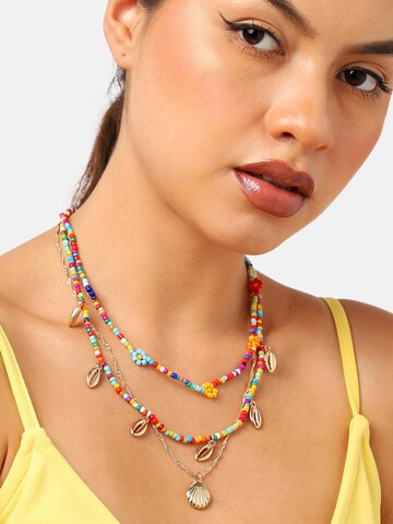 SOHI Necklace 'Saral' in Mixed colors: front