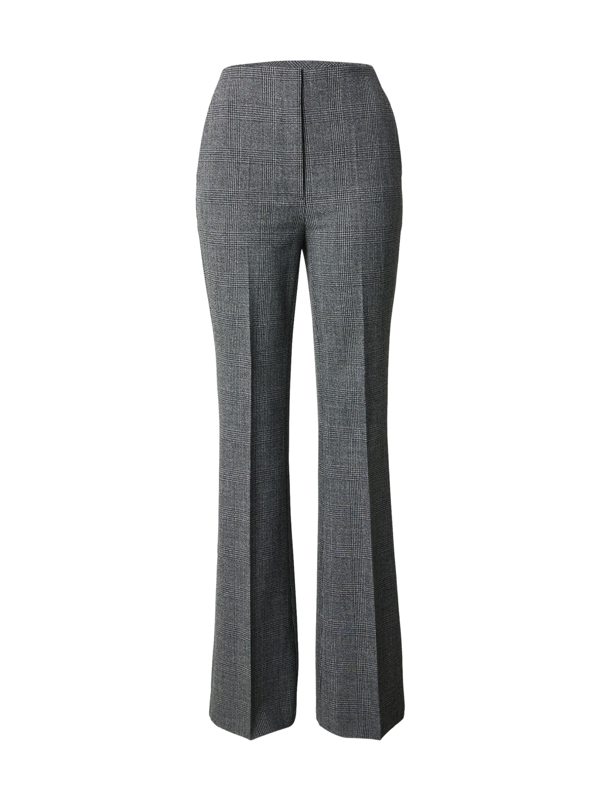 BOSS Laienev Viikidega püksid 'Telessa', värv hall: eest vaates