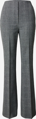 pilka BOSS Kliošinis Kelnės su kantu 'Telessa': priekis