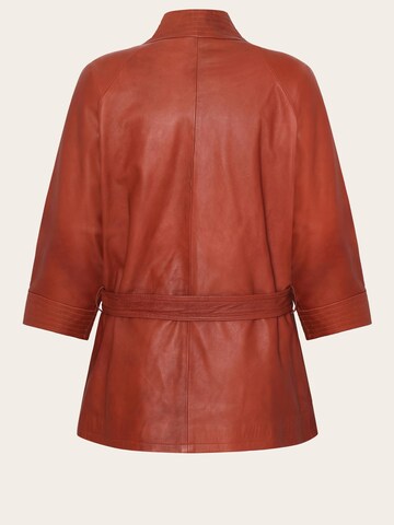 WEARABLE STORIES Blazer 'Kimono' in Brown