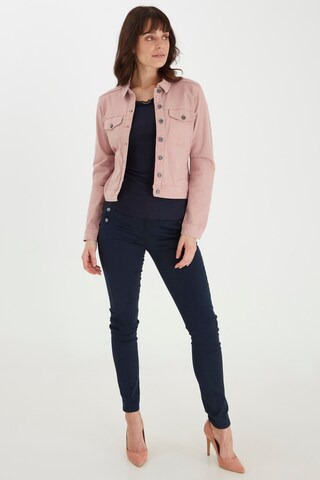 Veste mi-saison Fransa en rose
