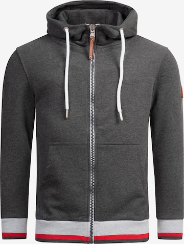Alessandro Salvarini Sweat jacket in Grey: front
