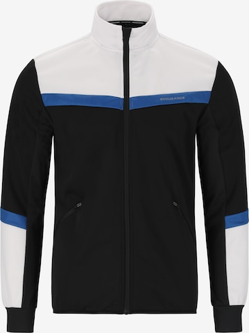 ENDURANCE Athletic Jacket in Black: front