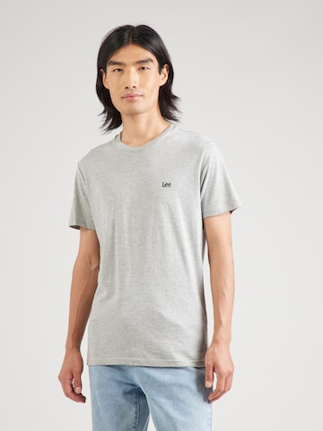 Tricou 'TWIN PACK CREW' de la Lee pe gri: față