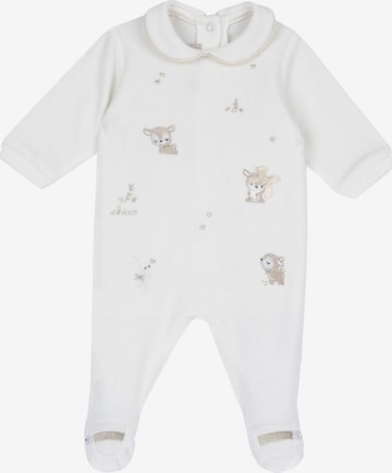 CHICCO Dungarees in White: front