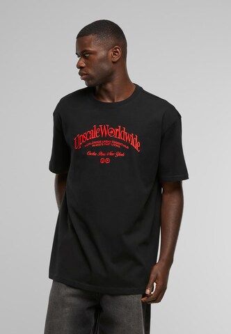 MT Upscale T-Shirt 'Upscale World Wide' in Schwarz