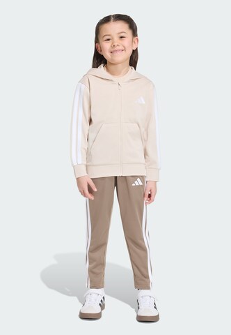 ADIDAS SPORTSWEAR Sports suit 'Essentials' in Beige: front