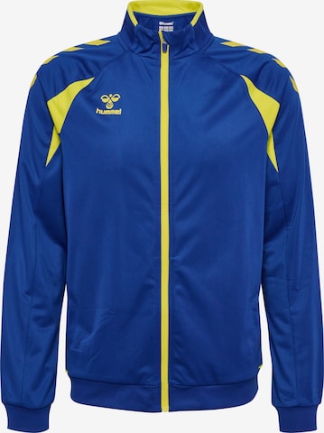 Veste de survêtement Hummel en bleu : devant